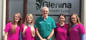 Glenina Veterinary Nurses w. Joe O’Donnell